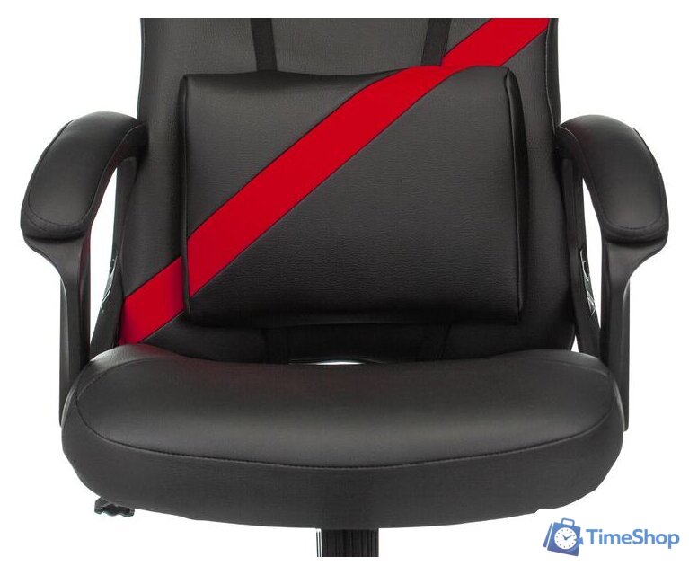 Игровое (геймерское) кресло Zombie Driver (черный/красный) - Изображение №5 — Интернет-магазин Time-Shop