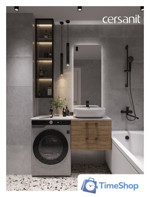  Cersanit Тумба под умывальник Lara 50 Como 50 64132 (орех) - Изображение №10 — Интернет-магазин Time-Shop