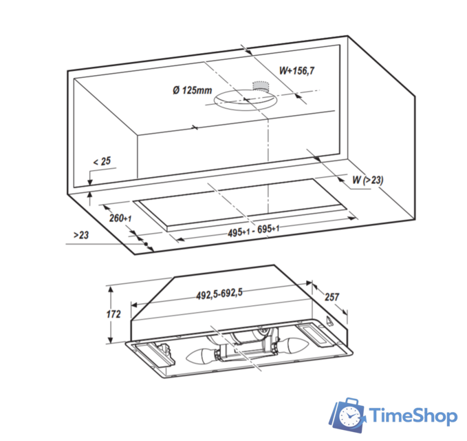 Кухонная вытяжка Whirlpool WCT 64 FLY X - Изображение №2 — Интернет-магазин Time-Shop