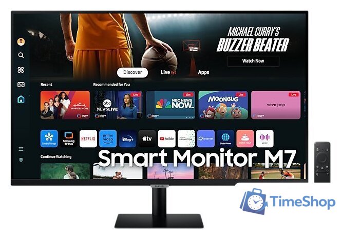 Smart монитор Samsung Smart M7 LS32DM700UUXEN - Изображение №1 — Интернет-магазин Time-Shop