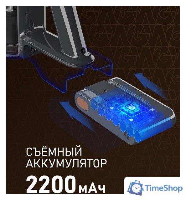 Пылесос Weissgauff V24 BLDC 400 Graphite Turbo - Изображение №7 — Интернет-магазин Time-Shop