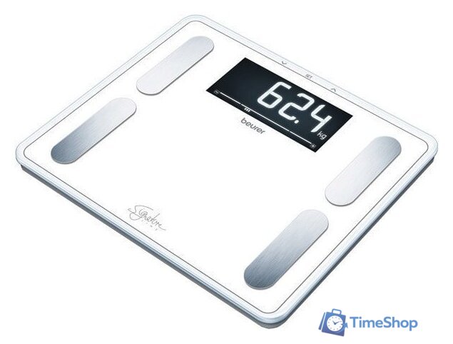 Напольные весы Beurer BF 410 SignatureLine (белый) - Изображение №1 — Интернет-магазин Time-Shop