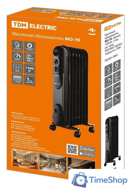 Масляный радиатор TDM Electric MO-7K SQ2501-0904 - Изображение №2 — Интернет-магазин Time-Shop