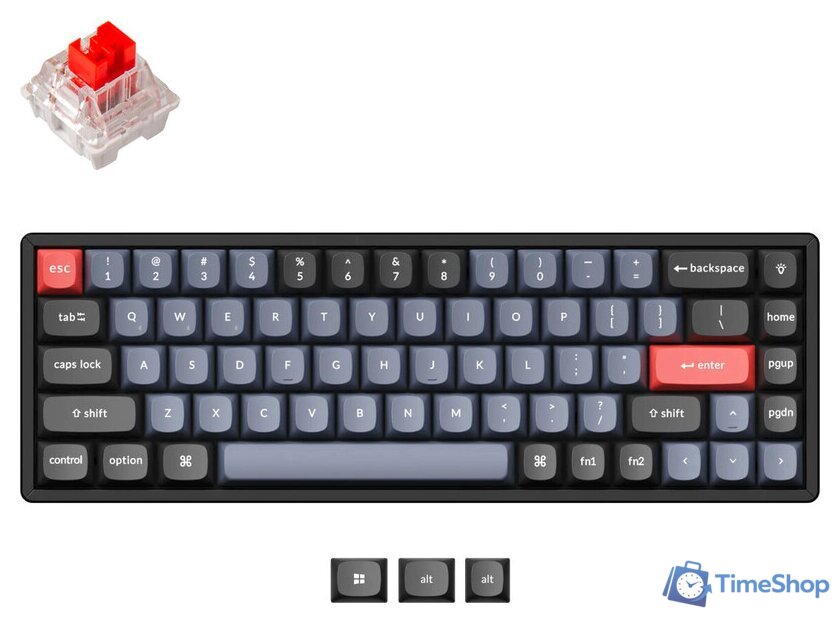 Клавиатура Keychron K6 Pro RGB K6P-J1-RU (Keychron K Pro Red) - Изображение №1 — Интернет-магазин Time-Shop