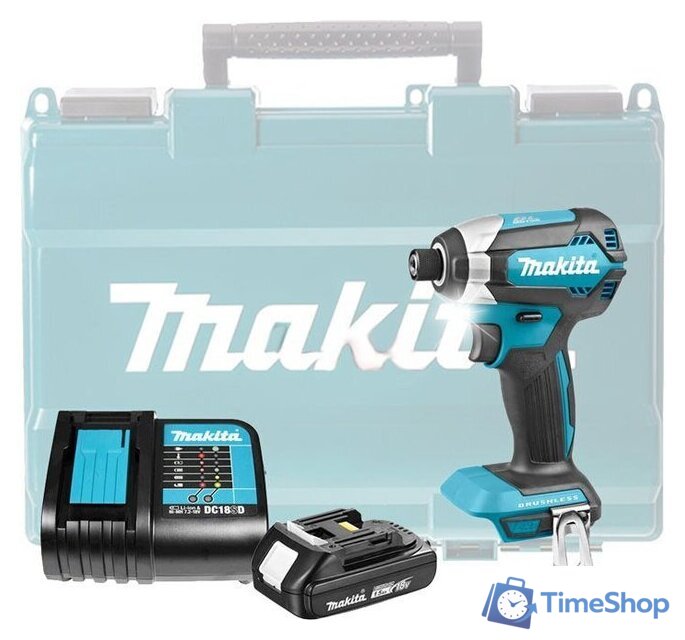 Винтоверт Makita DTD153SY (с 1-им АКБ, кейс) - Изображение №1 — Интернет-магазин Time-Shop