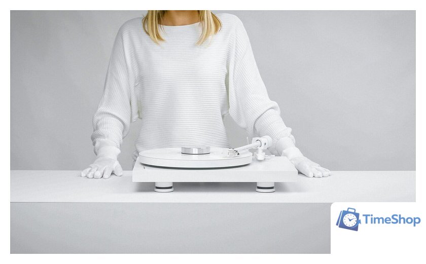 Виниловый проигрыватель Pro-Ject Debut PRO White Edition - Изображение №2 — Интернет-магазин Time-Shop