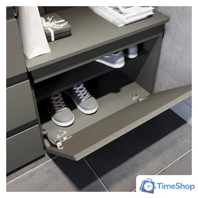 Стенка НК-Мебель Stern 72677900 (серый графит) - Изображение №4 — Интернет-магазин Time-Shop