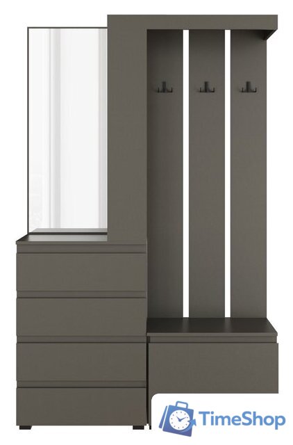 Стенка НК-Мебель Stern 72677900 (серый графит) - Изображение №1 — Интернет-магазин Time-Shop