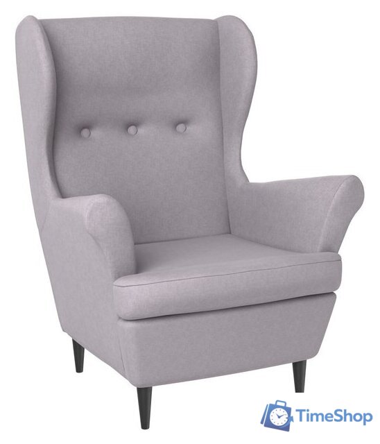 Интерьерное кресло Mio Tesoro Тойво (twist 19 grey) - Изображение №1 — Интернет-магазин Time-Shop