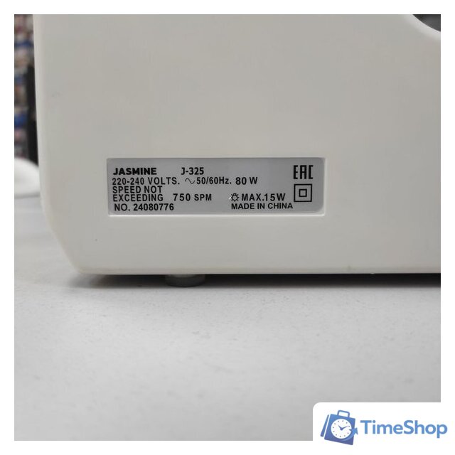 Электромеханическая швейная машина Jasmine J-325 - Изображение №12 — Интернет-магазин Time-Shop