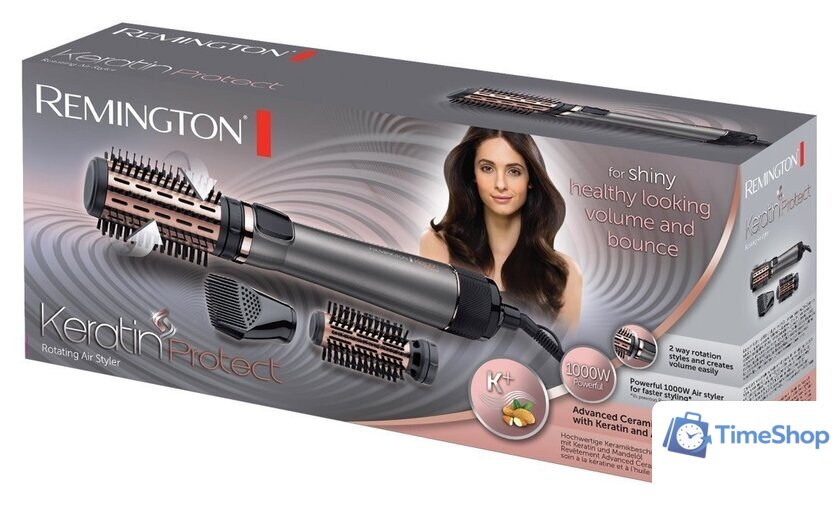 Фен-щетка Remington Keratin Protect AS8810 - Изображение №4 — Интернет-магазин Time-Shop