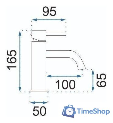 Смеситель Rea Lungo REA-B4500 (розовое золото) - Изображение №4 — Интернет-магазин Time-Shop