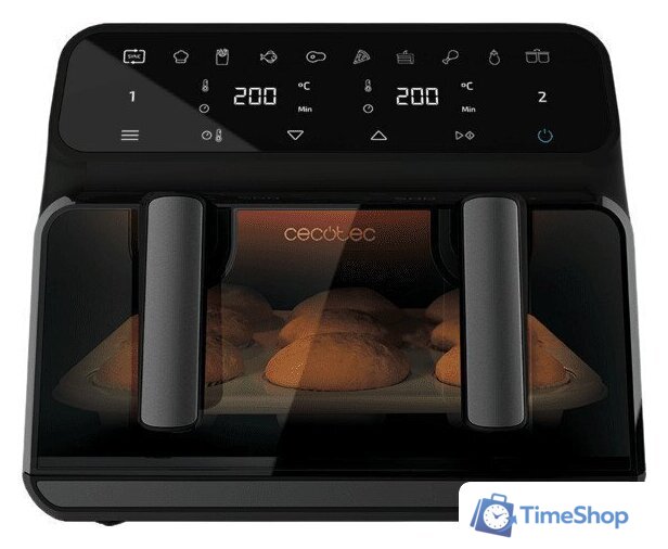 Аэрогриль (аэрофритюрница) Cecotec Cecofry Advance 9000 Window - Изображение №1 — Интернет-магазин Time-Shop