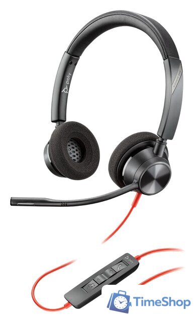 Офисная гарнитура Plantronics Blackwire 3320 BW3320-M USB-C - Изображение №1 — Интернет-магазин Time-Shop