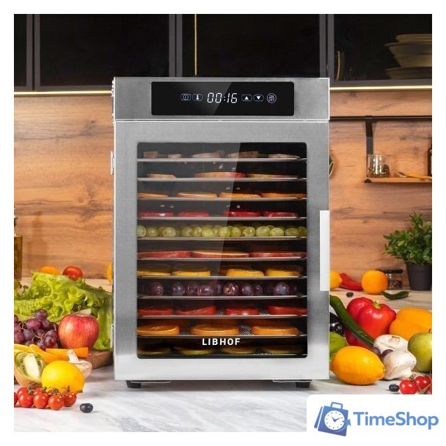 Сушилка для овощей и фруктов Libhof FDN-12 - Изображение №20 — Интернет-магазин Time-Shop