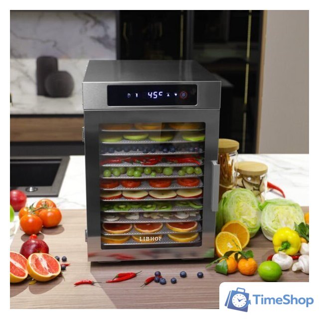 Сушилка для овощей и фруктов Libhof FDN-12 - Изображение №12 — Интернет-магазин Time-Shop