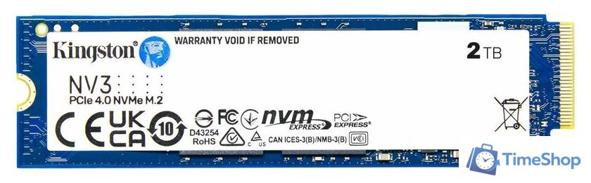 SSD Kingston NV3 2TB SNV3S/2000GBK - Изображение №1 — Интернет-магазин Time-Shop