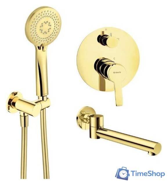 Душевой гарнитур  Deante Arnica Gold NAC Z9QA - Изображение №1 — Интернет-магазин Time-Shop