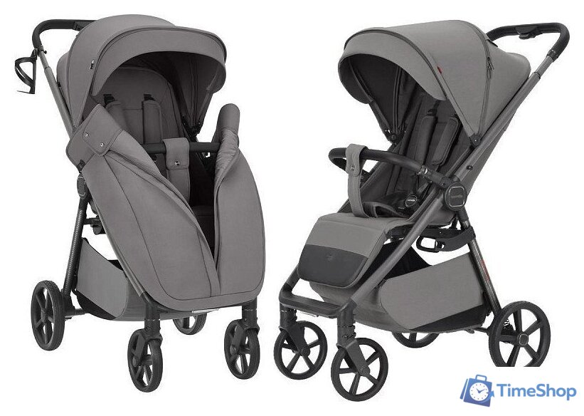 Коляска прогулочная «книга» Carrello Bravo Carbon CRL-5530 (Extreme Grey) - Изображение №8 — Интернет-магазин Time-Shop
