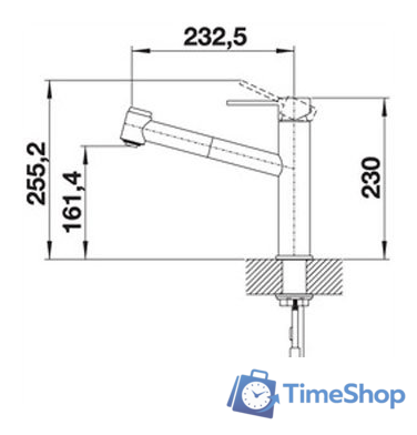 Смеситель Blanco Ambis-s 523119 - Изображение №7 — Интернет-магазин Time-Shop
