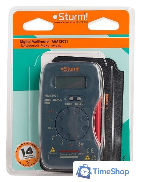 Мультиметр Sturm MM12031 - Изображение №5 — Интернет-магазин Time-Shop
