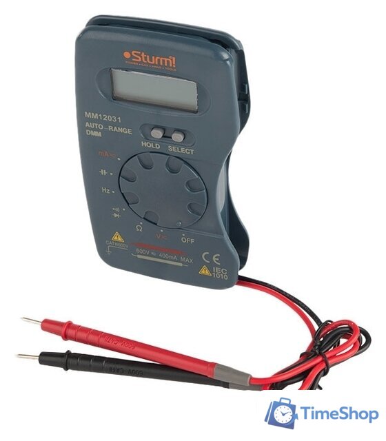 Мультиметр Sturm MM12031 - Изображение №3 — Интернет-магазин Time-Shop