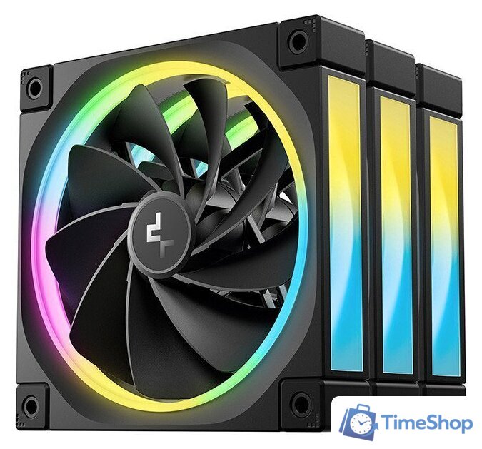 Комплект вентиляторов для корпуса DeepCool FL12R-3 IN 1 R-FL12R-BKAPN3-G - Изображение №1 — Интернет-магазин Time-Shop