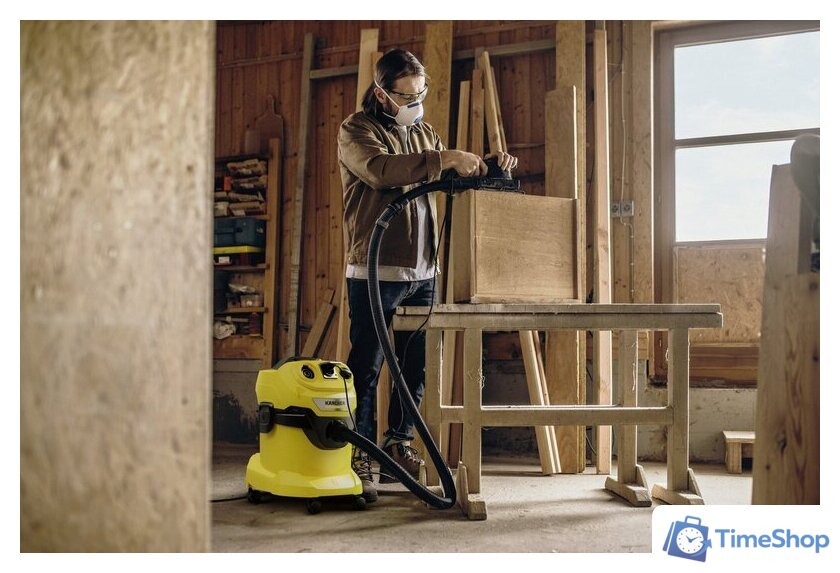 Пылесос Karcher WD 4 P V-20/5/22 + Nozzle 1.628-273.0 - Изображение №6 — Интернет-магазин Time-Shop