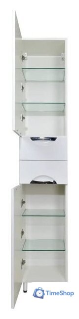  Doratiz Шкаф-пенал для ванной Афина 35 L 2712.291 (белый,напольный) - Изображение №3 — Интернет-магазин Time-Shop