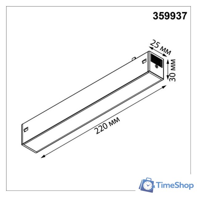 Трековый светильник Novotech Vector 359937 - Изображение №8 — Интернет-магазин Time-Shop