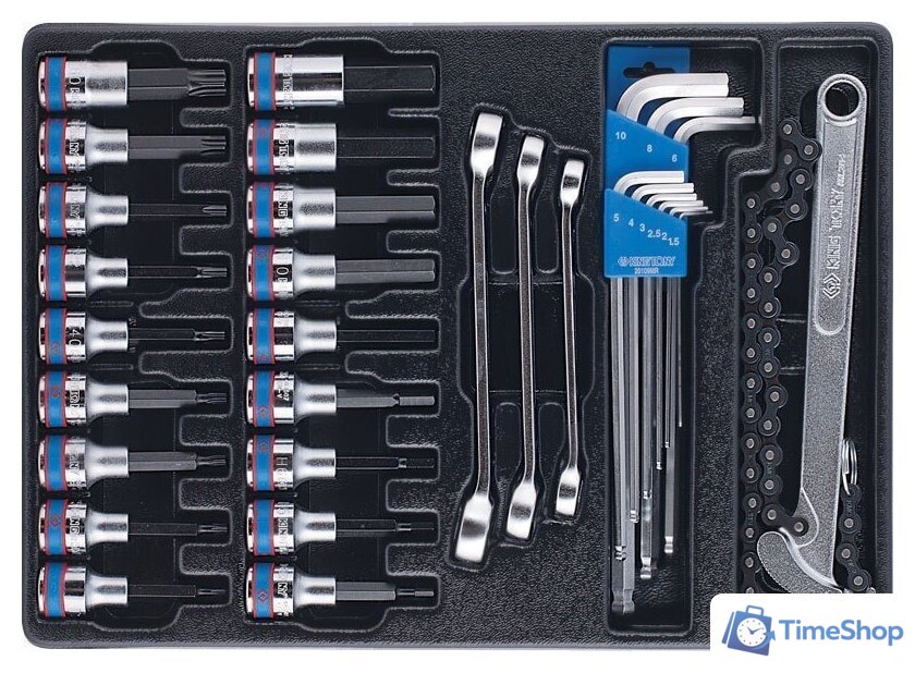 Универсальный набор инструментов King Tony 9-90131MR (31 предмет) - Изображение №2 — Интернет-магазин Time-Shop