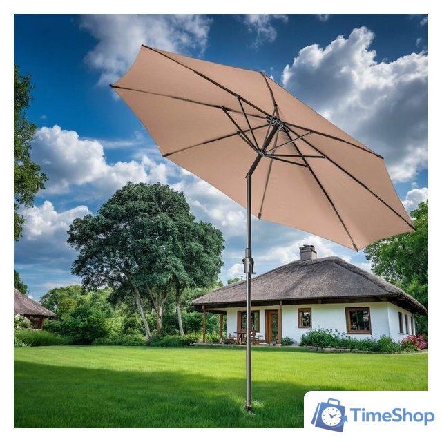 Садовый зонт Sundays B093801 (коричневый) - Изображение №4 — Интернет-магазин Time-Shop