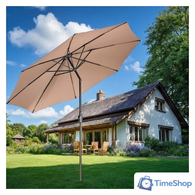 Садовый зонт Sundays B093801 (коричневый) - Изображение №3 — Интернет-магазин Time-Shop