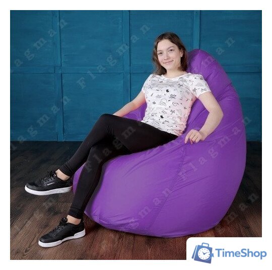 Кресло-мешок Flagman Груша Мега Г3.2-11 (сирень) - Изображение №12 — Интернет-магазин Time-Shop