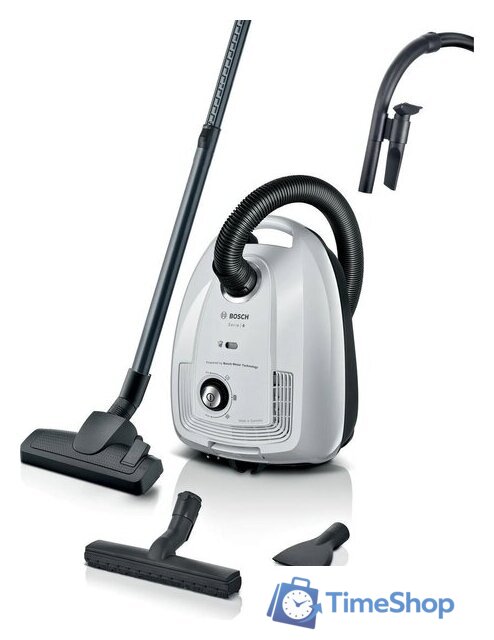 Пылесос Bosch Serie 4 BGL38WH3H - Изображение №1 — Интернет-магазин Time-Shop