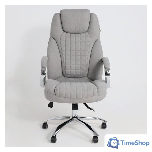 Офисное кресло AksHome Paradis (ткань, светло-серый) - Изображение №7 — Интернет-магазин Time-Shop