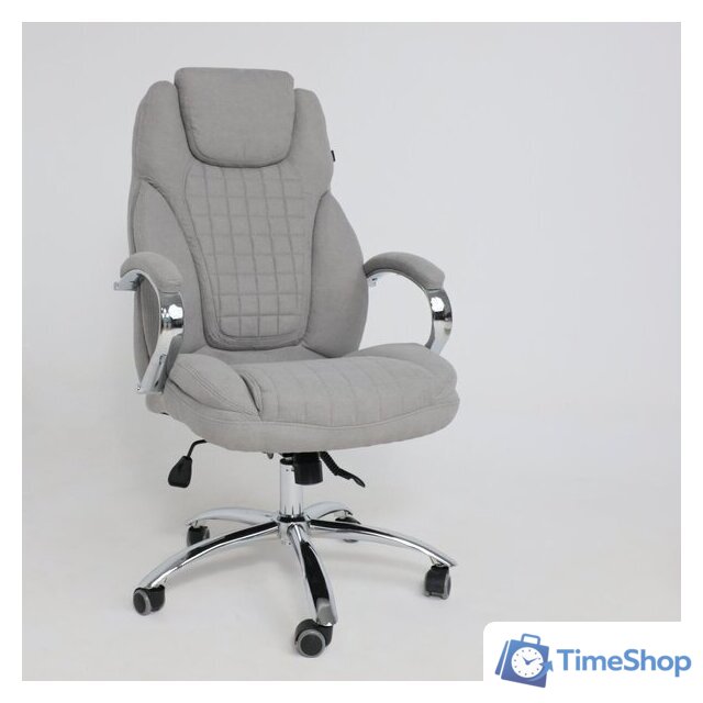 Офисное кресло AksHome Paradis (ткань, светло-серый) - Изображение №18 — Интернет-магазин Time-Shop
