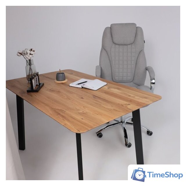 Офисное кресло AksHome Paradis (ткань, светло-серый) - Изображение №5 — Интернет-магазин Time-Shop