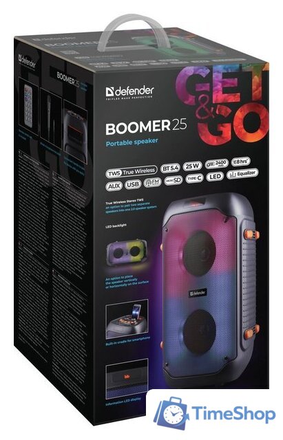 Беспроводная колонка Defender Boomer 25 - Изображение №15 — Интернет-магазин Time-Shop
