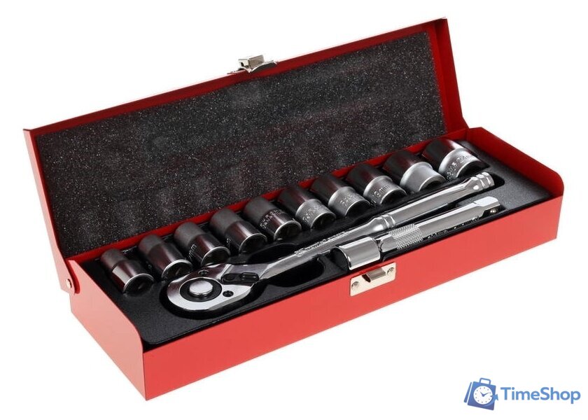 Набор трещотка с головками Matrix 13526 (12 предметов) - Изображение №3 — Интернет-магазин Time-Shop