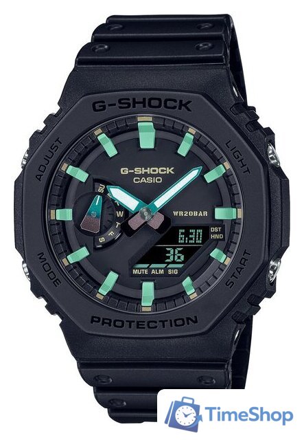 Наручные часы Casio G-Shock GA-2100RC-1A - Изображение №1 — Интернет-магазин Time-Shop