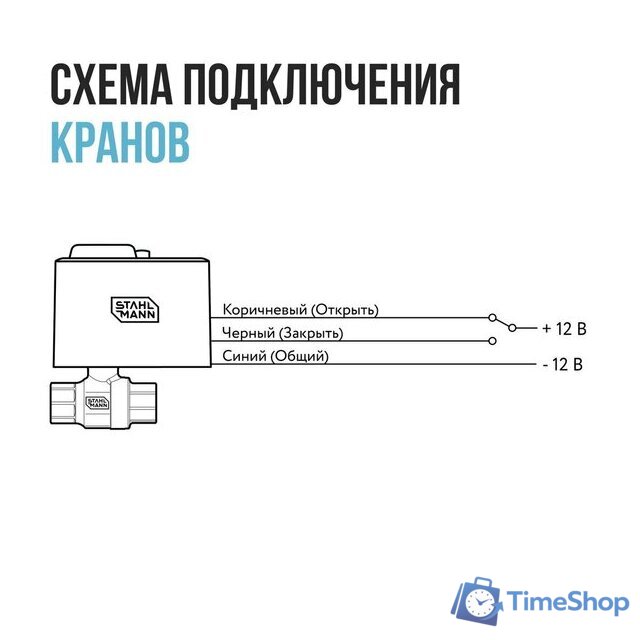 Электрический вентиль Stahlmann 3/4F 12В 2282756 - Изображение №8 — Интернет-магазин Time-Shop