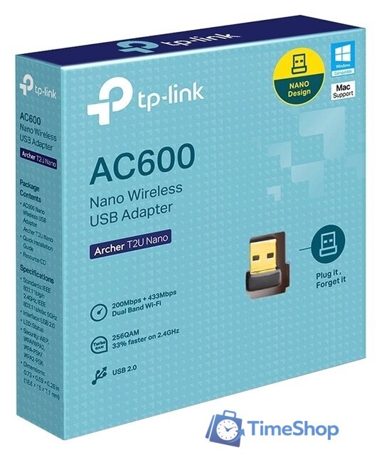 Wi-Fi адаптер TP-Link Archer T2U Nano - Изображение №3 — Интернет-магазин Time-Shop