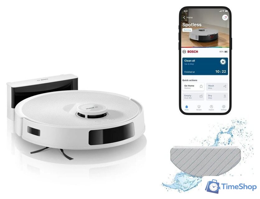 Робот-пылесос Bosch Spotless BCRC1W - Изображение №1 — Интернет-магазин Time-Shop