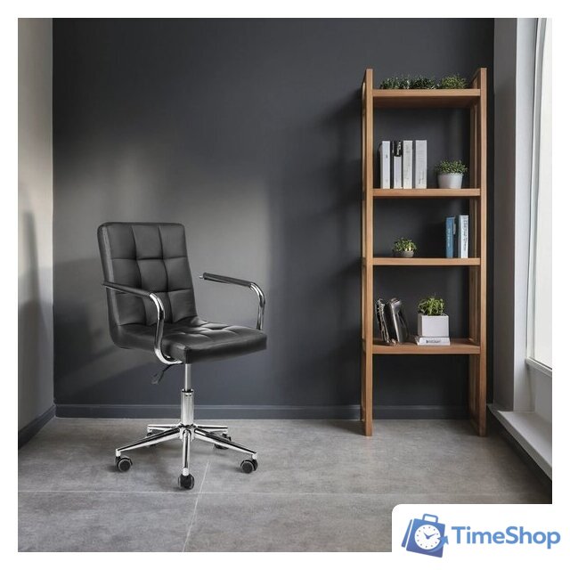 Офисное кресло Mio Tesoro Косма-1 AF-C4186 (черный) - Изображение №5 — Интернет-магазин Time-Shop