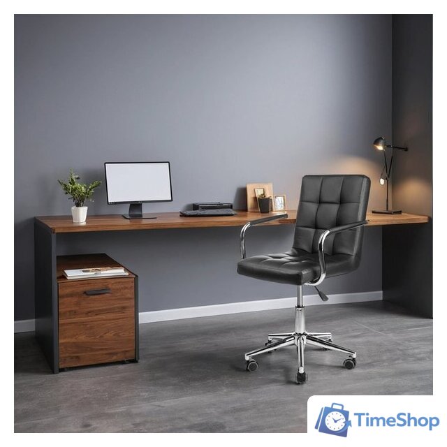 Офисное кресло Mio Tesoro Косма-1 AF-C4186 (черный) - Изображение №6 — Интернет-магазин Time-Shop