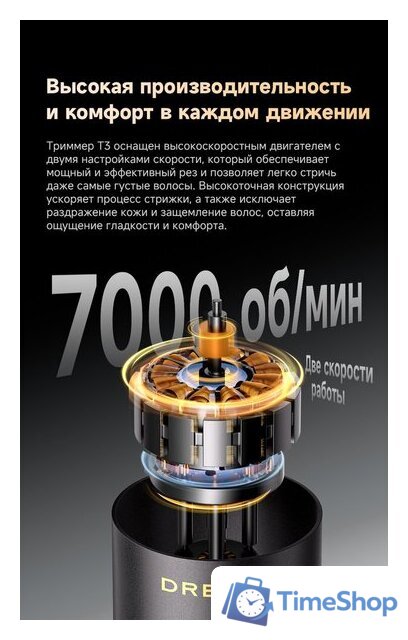 Машинка для стрижки волос Dreame T3 AG01B - Изображение №14 — Интернет-магазин Time-Shop