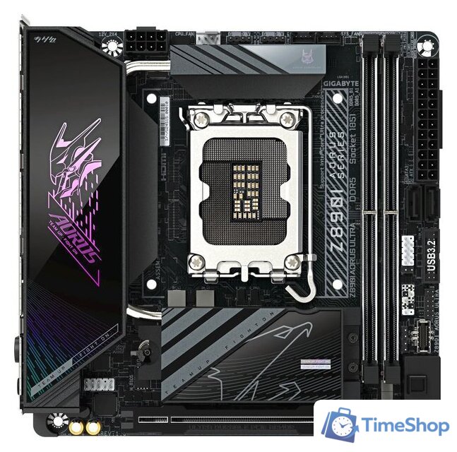 Материнская плата Gigabyte Z890I Aorus Ultra - Изображение №1 — Интернет-магазин Time-Shop