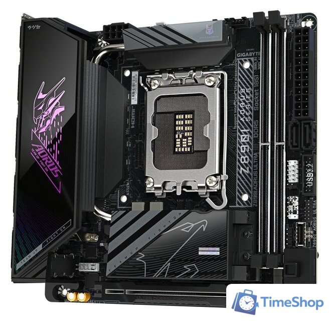 Материнская плата Gigabyte Z890I Aorus Ultra - Изображение №3 — Интернет-магазин Time-Shop