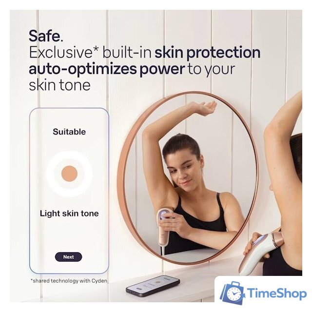 Фотоэпилятор Braun IPL Skin i·expert PL7257 - Изображение №4 — Интернет-магазин Time-Shop